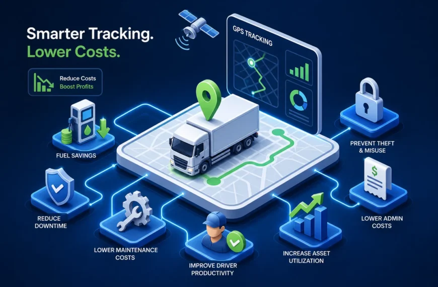 8 Ways how can gps tracking reduce my fleet operating costs