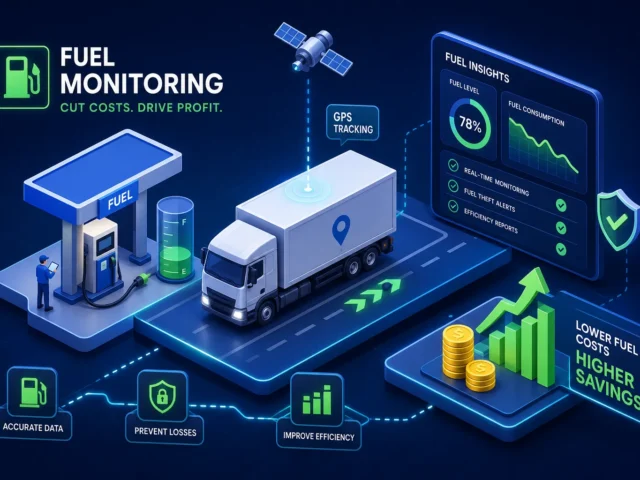 How GPS Fuel Monitoring Cuts Fleet Operating Costs