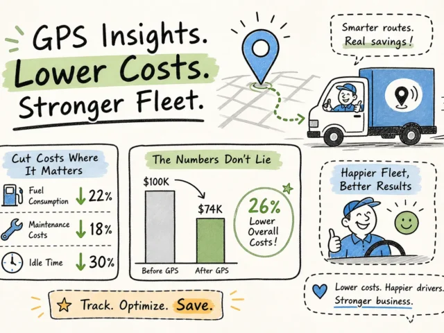 Reduce Fleet Costs with GPS: What the Numbers Actually Show