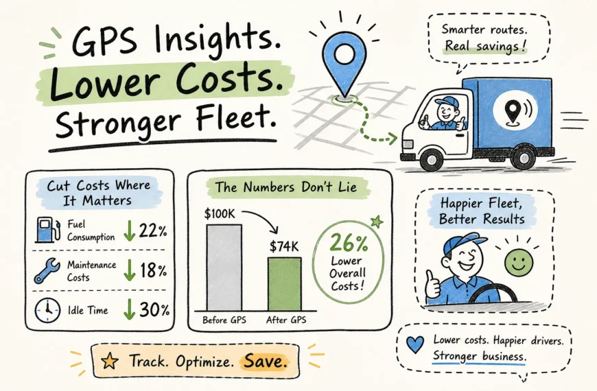 Reduce Fleet Costs with GPS: What the Numbers Actually Show